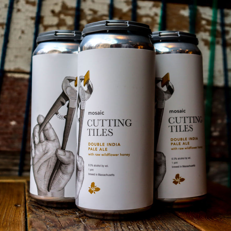 Trillium Mosaic Cutting Tiles DIPA w/ Raw Wildflower Honey 16 FL. OZ. 4PK Cans