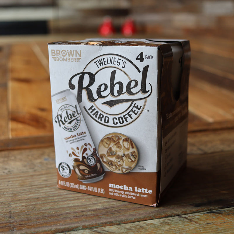 Twelve5 Rebel Mocha Latte Hard Coffee 11 FL. OZ. 4PK Cans