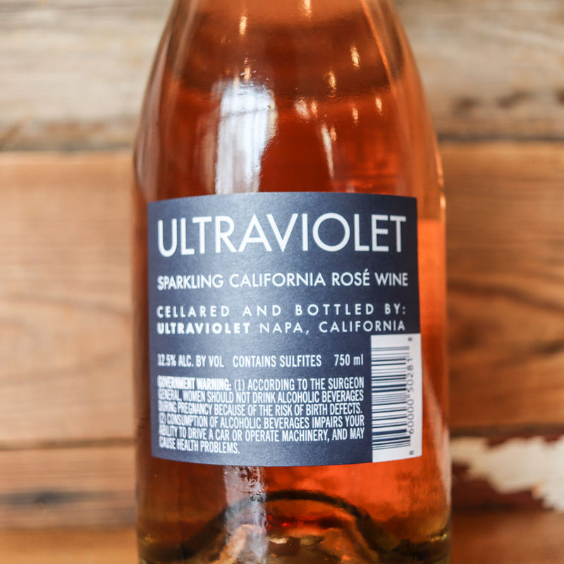 Poe Wines Ultraviolet Sparkling Rose Napa California 750ml