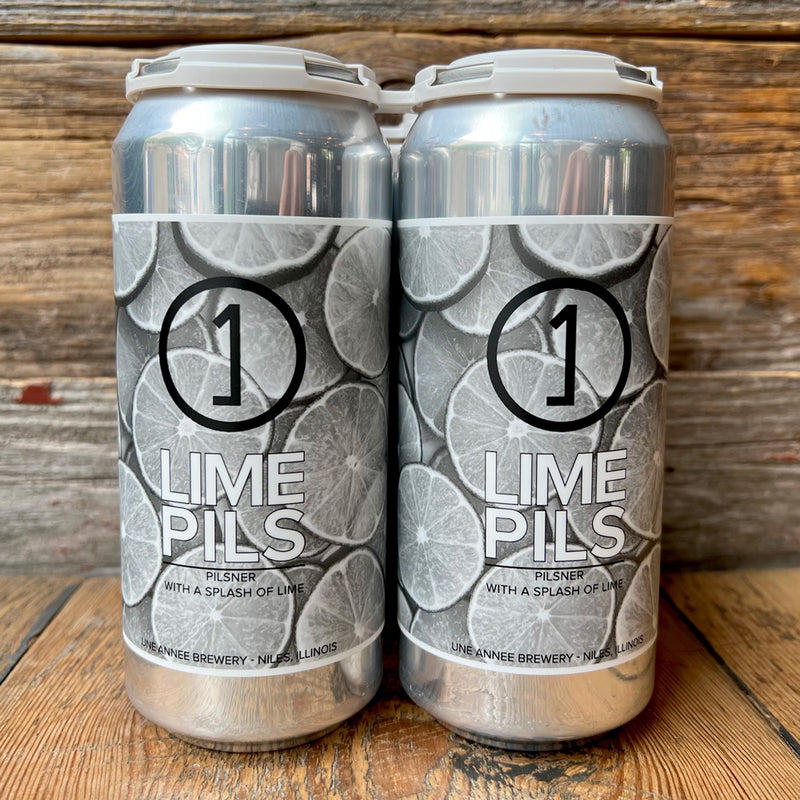 Une Annee Lime Pils 16 FL. OZ. 4PK Cans