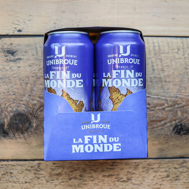 Unibroue La Fin Du Monde Belgian Ale 16 FL. OZ. 4PK Cans