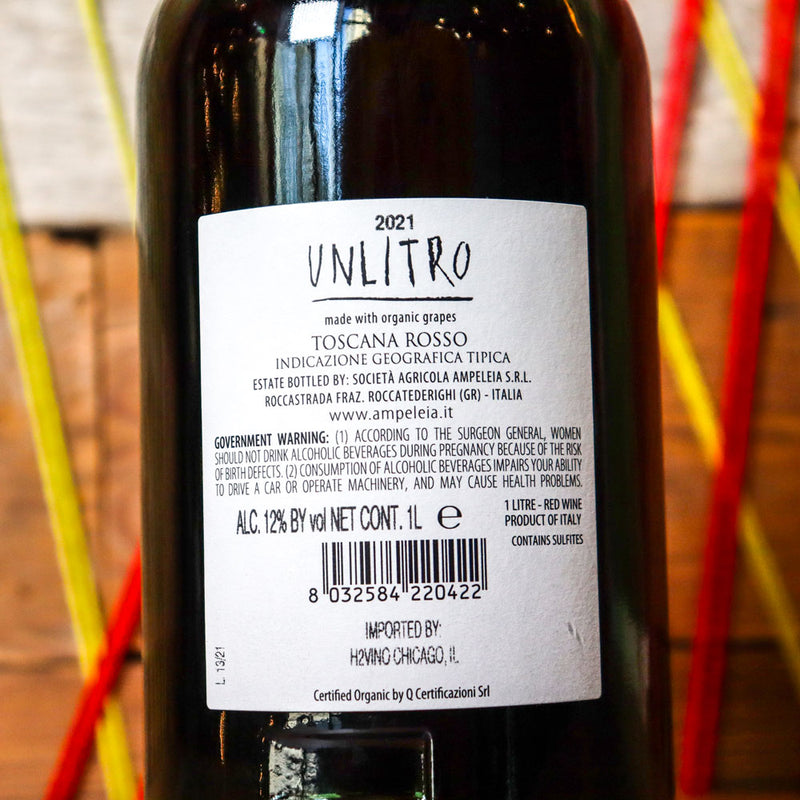 Ampeleia Unlitro Toscana Rosso Italy 1 Liter