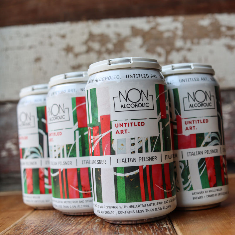 Untitled Art Non Alcoholic Italian Pilsner 12 FL. OZ. 6PK Cans