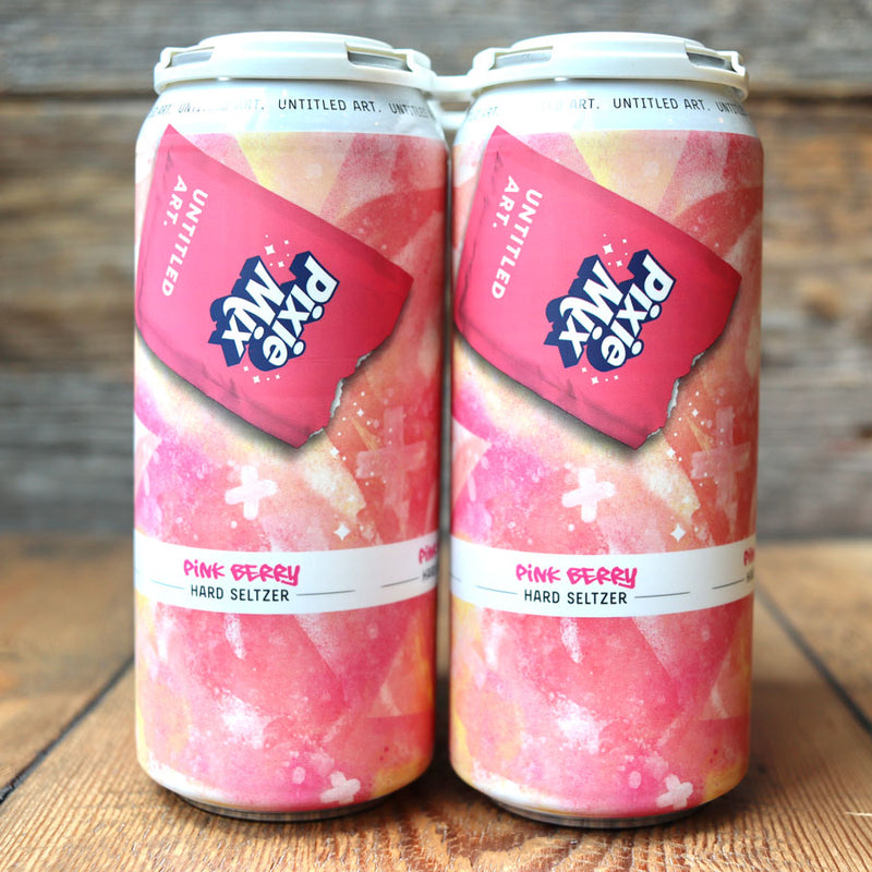 Untitled Art Pixie Mix Pink Berry Hard Seltzer 16 FL. OZ. 4PK Cans