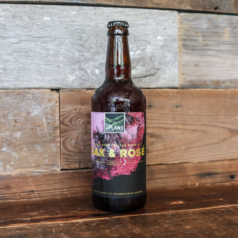 Upland Oak & Rose Barrel Aged Fruited Sour Ale 500ml