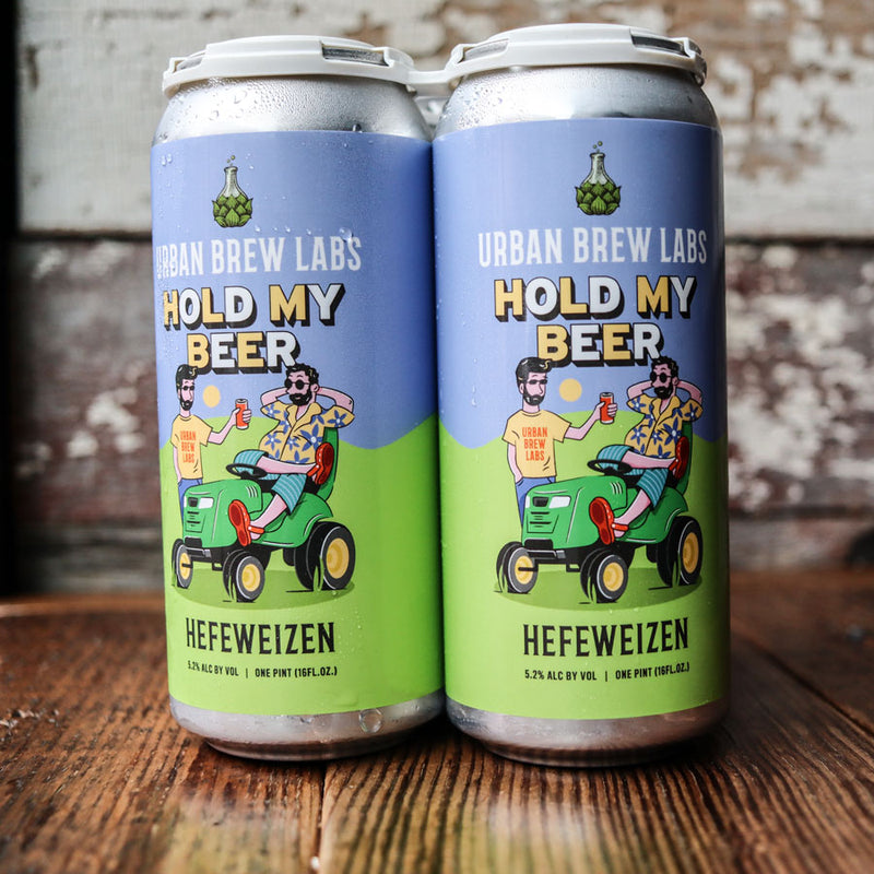 Urban Brew Labs Hold My Beer Hefeweizen 16 FL. OZ. 4PK Cans