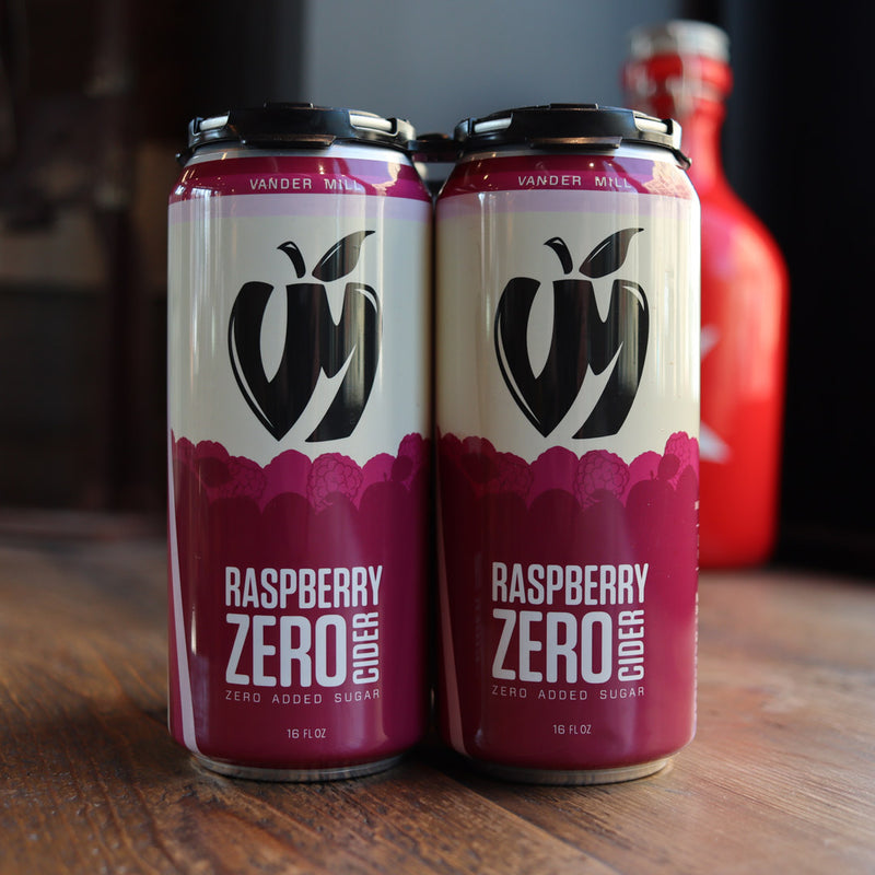 Vandermill Raspberry Zero Cider 16 FL. OZ. 4PK Cans