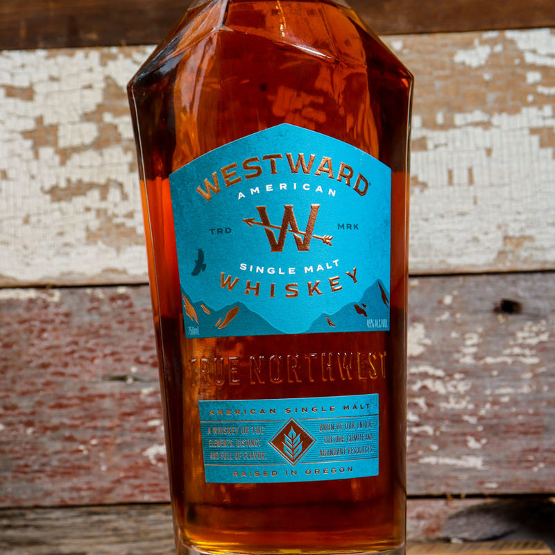 Westward Single Malt Whiskey 750ml.