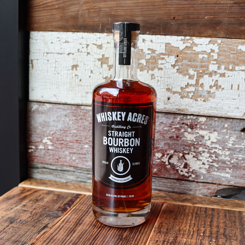 Whiskey Acres Straight Bourbon Whiskey 750ml.