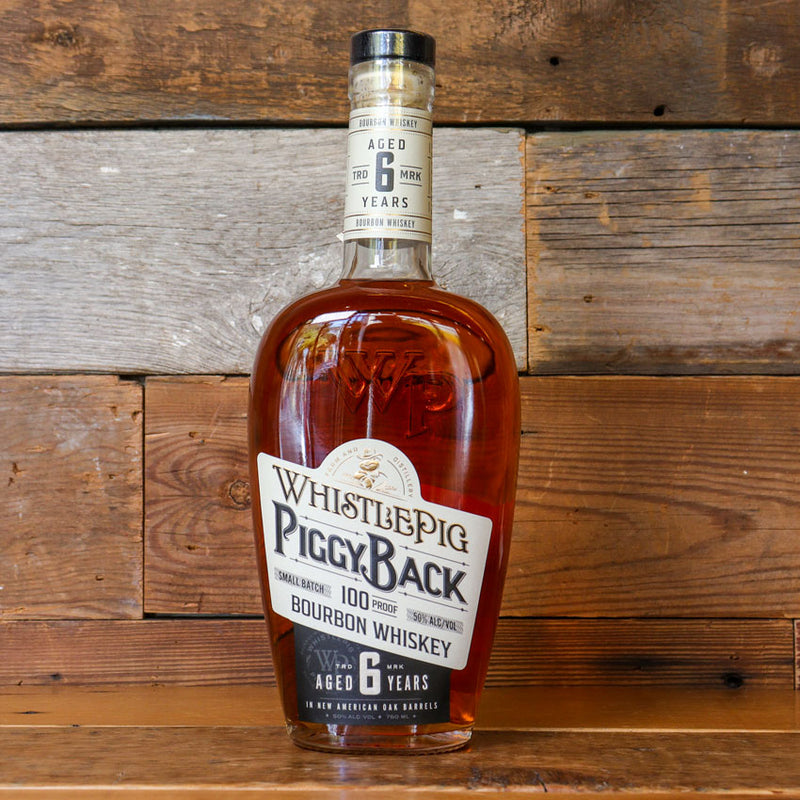 WhistlePig Piggyback 6 Year 100 Proof Bourbon Whiskey 750ml.