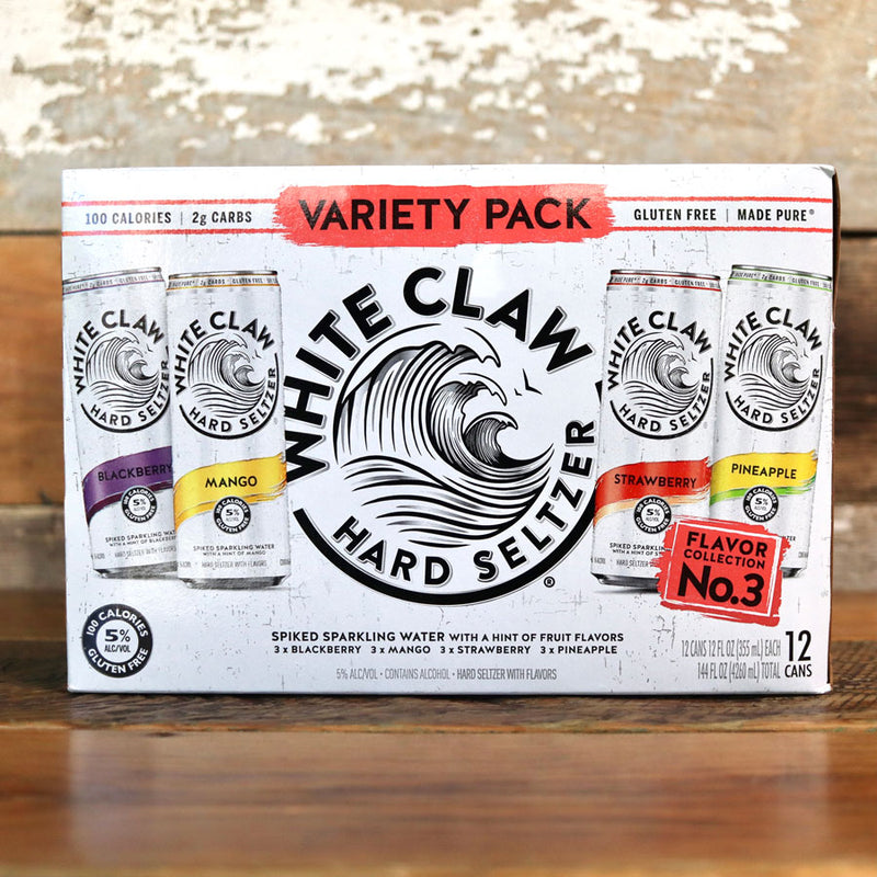 White Claw Hard Seltzer Variety Pack No.3 12PK Cans