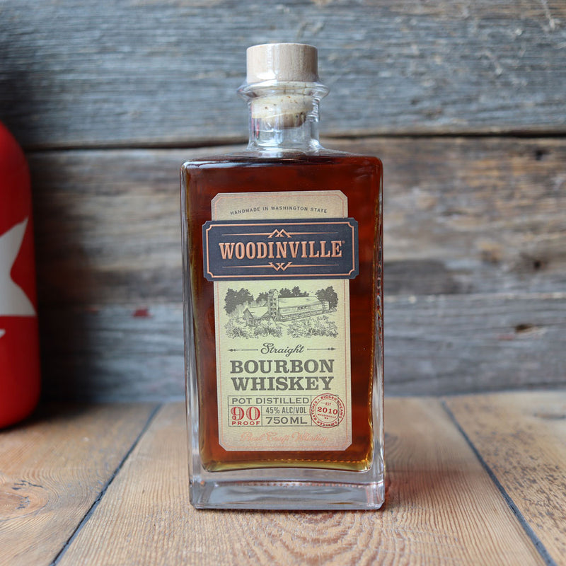 Woodinville Straight Bourbon Whiskey 750ml.