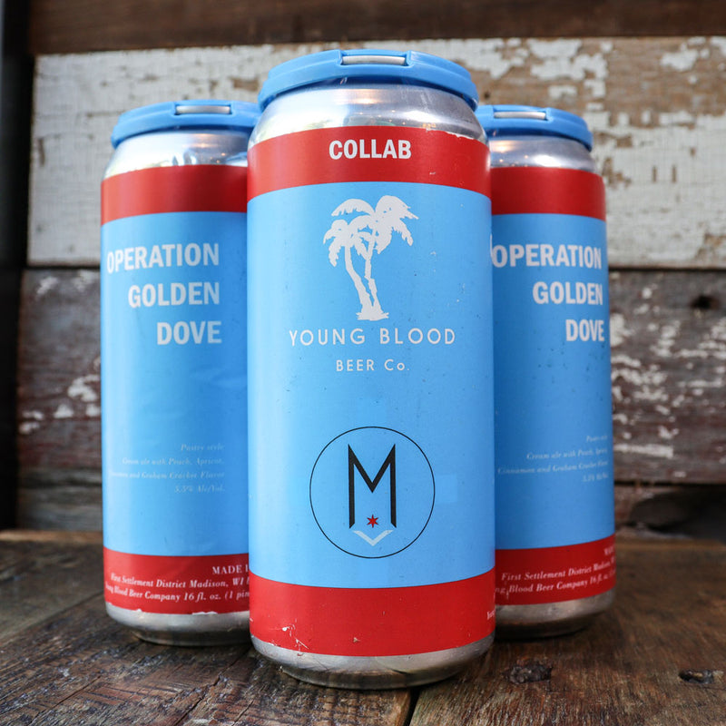 Young Blood Maplewood Operation Golden Dove Pastry Cream Ale 16 FL. OZ. 4PK Cans