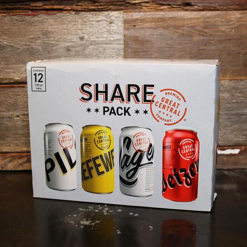 Great Central  Share Pack 12 FL. OZ. 12PK Cans