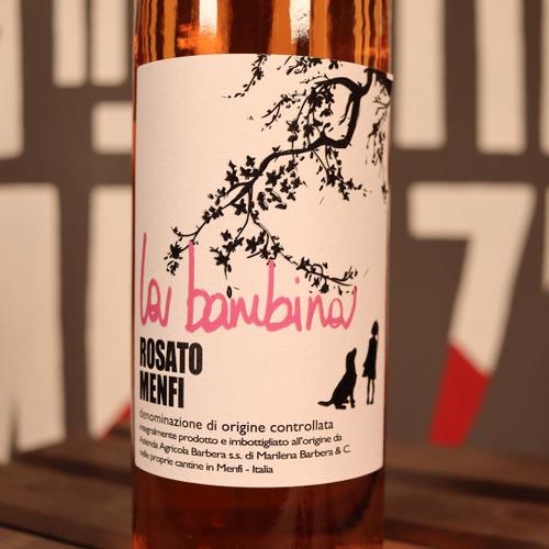 Cantine Barbera La Bambina Rosato Rosé Menfi Italy 750ml.