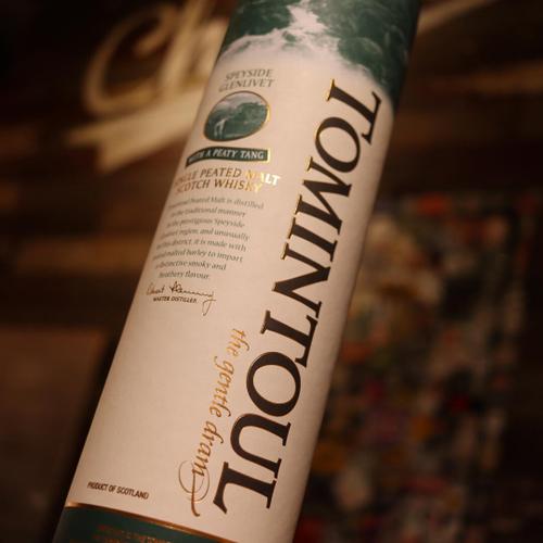 Tomintoul Peated Scotch Whiskey 750ml.