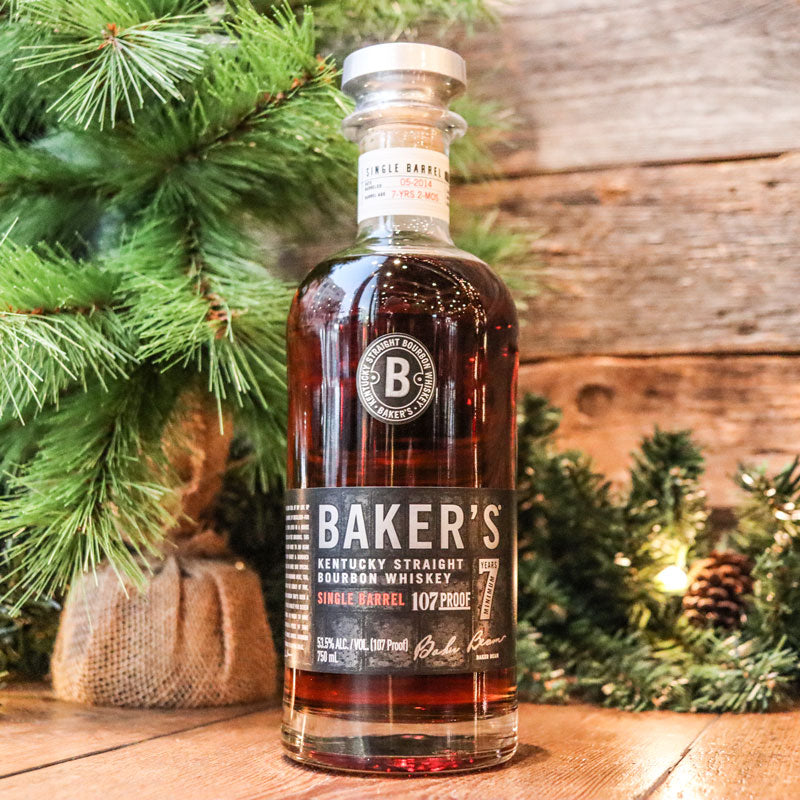 Baker's Single Barrel 7 YR Bourbon Whiskey 750ml.