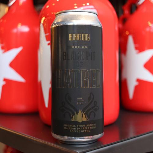Burnt City Black Pit of Hatred BBA Imperial Stout w/Coffee 16 FL. OZ. Can