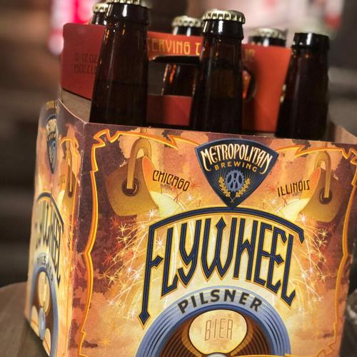 Metropolitan Flywheel Pilsner 12 FL. OZ. 6PK