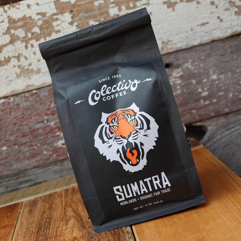 Colectivo Sumatra Organic Fair Trade Whole Beans 16 OZ. Bag