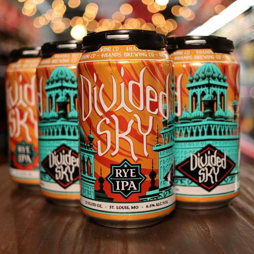 4 Hands Divided Sky Rye IPA 12 FL. OZ. 6PK Cans