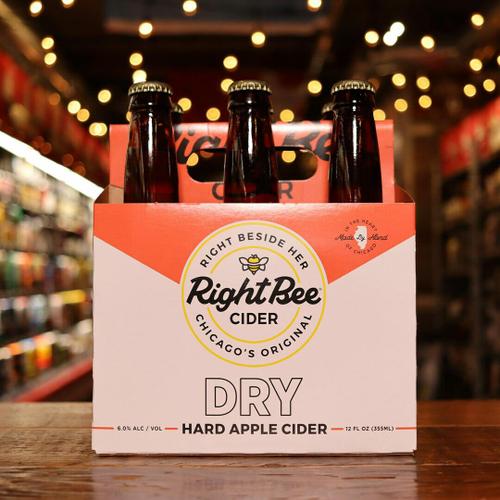 Right Bee Cider Dry 12 FL. OZ. 6PK