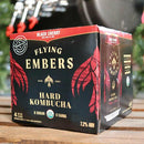 Flying Embers Hard Kombucha Black Cherry 12 FL. OZ. 4PK Cans