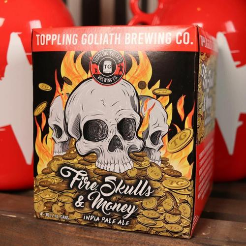 Toppling Goliath Fire Skulls & Money IPA 16 FL. OZ. 4PK Cans