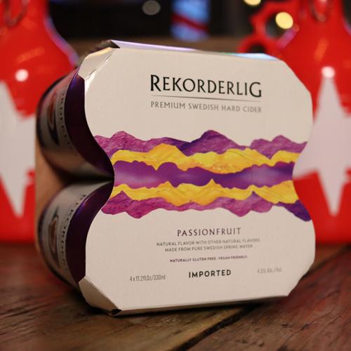 Rekorderlig Cider Passionfruit 11.2 FL. OZ. 4PK Cans