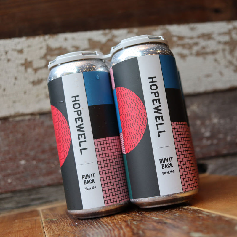 Hopewell Run It Back Black IPA 16 FL. OZ. 4PK Cans