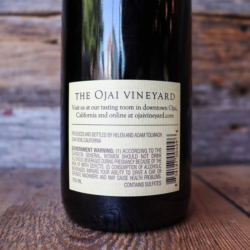 The Ojai Vineyard Ojai Red Table Wine California 750ml