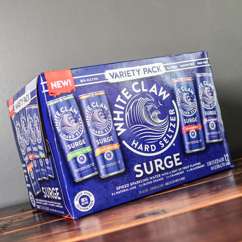 White Claw Hard Seltzer Variety Pack Surge 12PK Cans