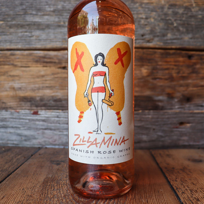 Zillamina Organic Spanish Rose Wine Spain 750ml.