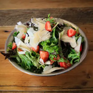 michigan strawberry salad square