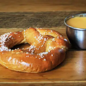 one bavarian pretzels square
