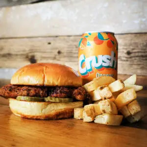 crispy chicken sandwich lunch special