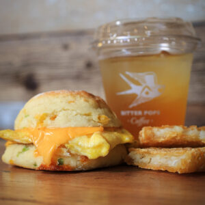 egg and cheese biscuit breakfast combo