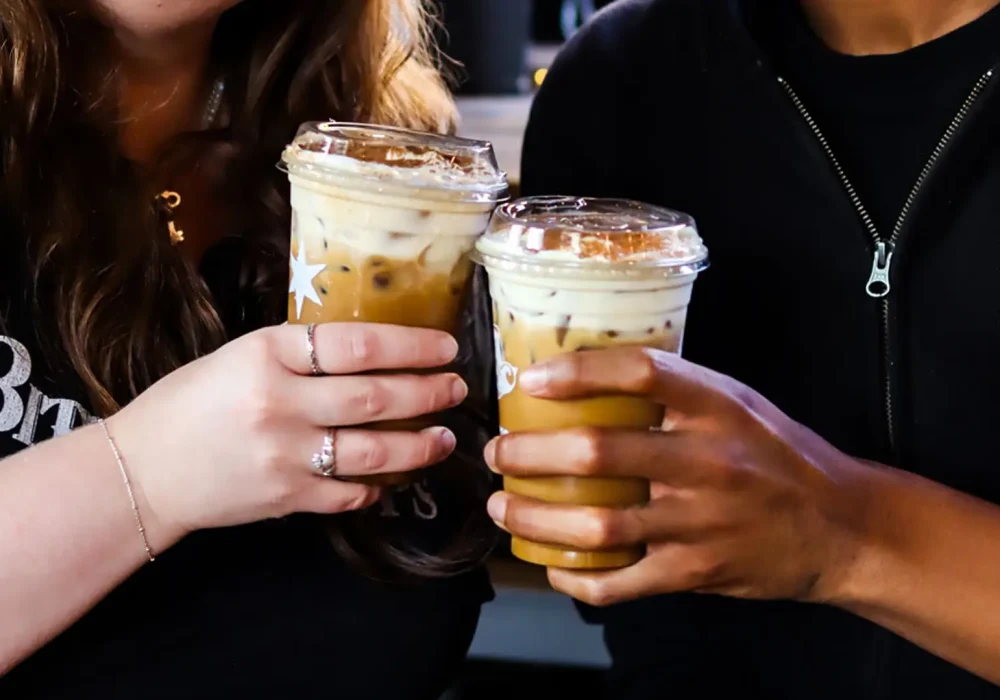 bitter pops coffee bar pumpkin spice & baklava latte